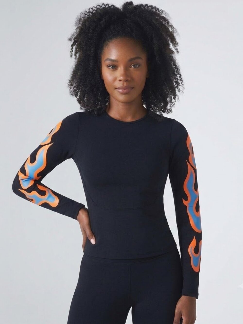 Savage X Fenty by Rihanna 3X Black Workout Top Athletic Activewear